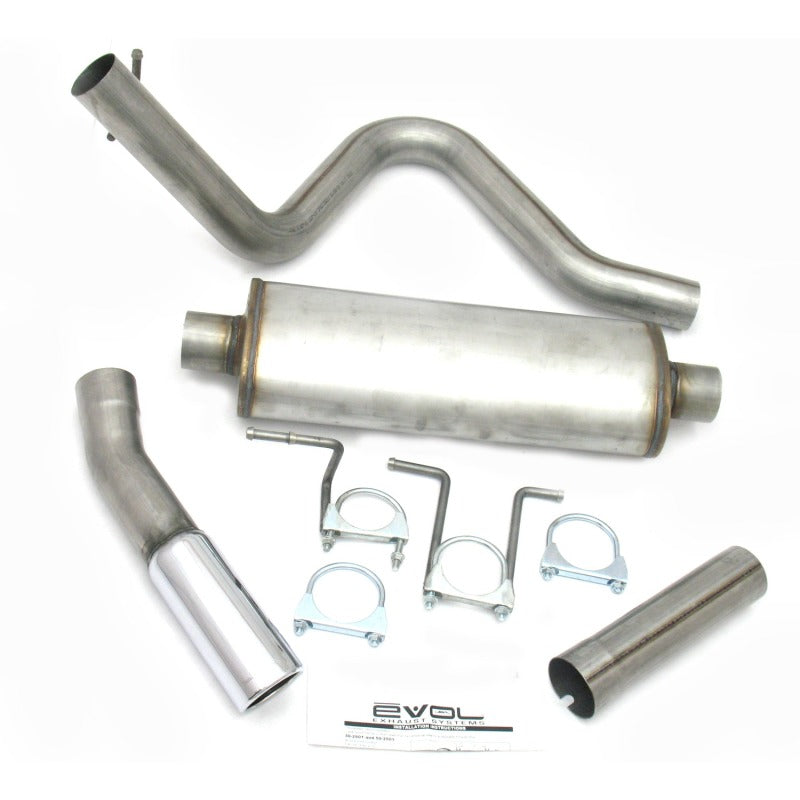 JBA 99-05 Ford Excursion 5.4L/6.8L 409SS Pass Side Single Exit Cat-Back Exhaust JBA