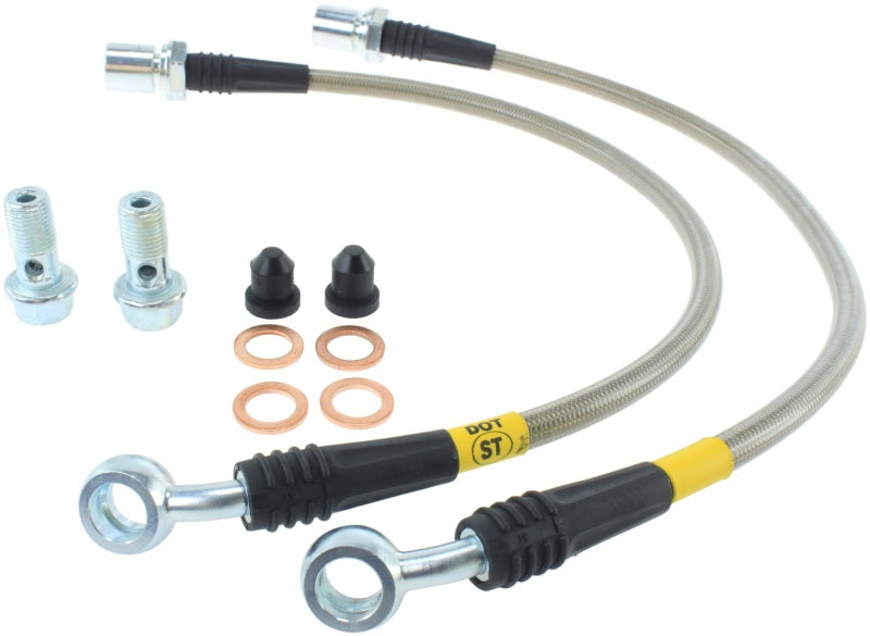 StopTech 95-06 Lexus LS Stainless Steel Rear Brake Lines - eliteracefab.com