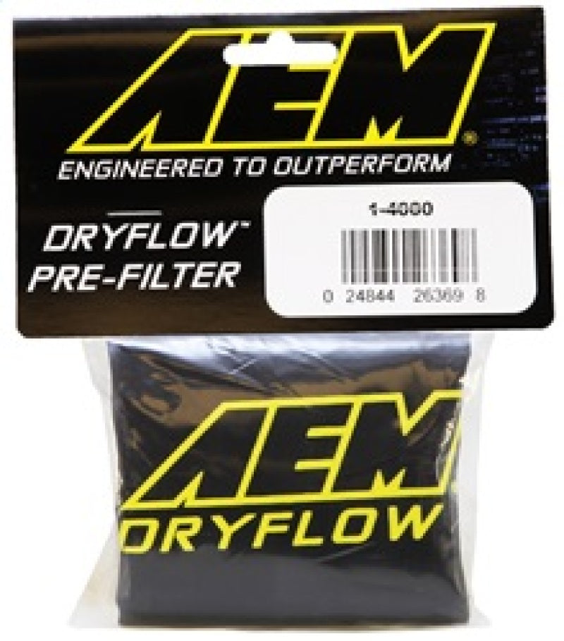 AEM Air Filter Wrap 6 inch Base 5 1/4 inch Top 5 inch Tall - eliteracefab.com