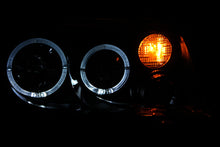 Load image into Gallery viewer, ANZO USA Volkswagen Jetta Mk4 Projector Headlights W/ Halo Black Ccfl; 1999-2005 - eliteracefab.com