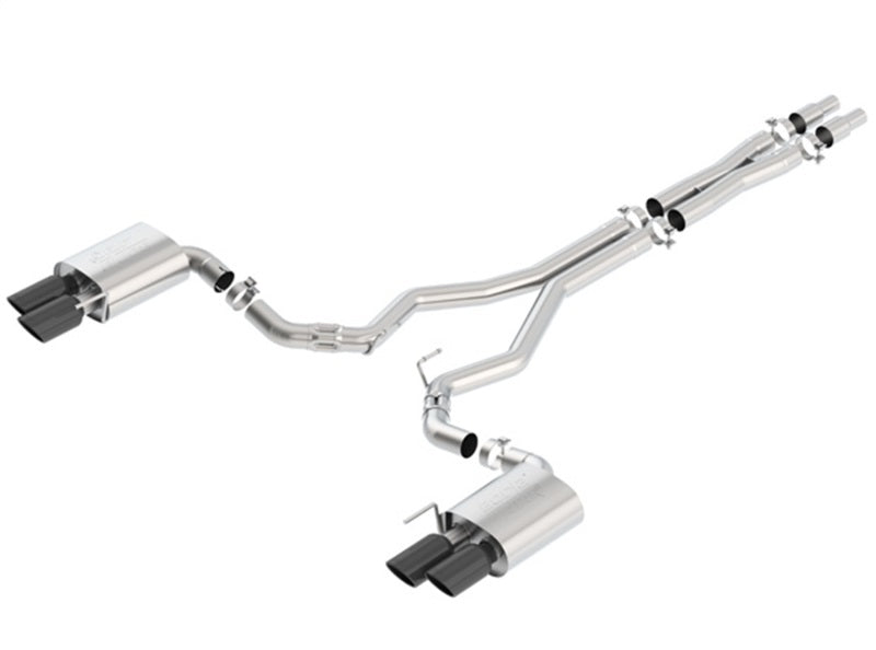 2018-2021 Ford Mustang GT Cat-Back Exhaust System ATAK Part # 140746BC - eliteracefab.com