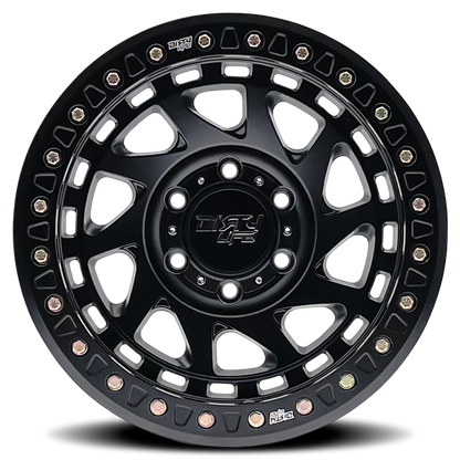 Dirty Life 9313 Enigma Race 17x9 / 5x127 BP / -12mm Offset / 78.1mm Hub Matte Black Wheel