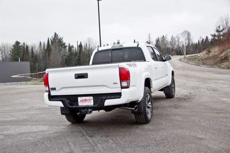 MBRP 2016 Toyota Tacoma 3.5L Cat Back Single Side Exit Aluminized Exhaust System - eliteracefab.com