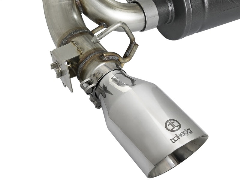 aFe Takeda 3in 304 SS Axle-Back Exhaust System w/ Polished Tip 16-18 Ford Focus RS 2.3L (t) aFe
