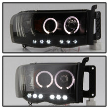 Load image into Gallery viewer, Spyder Dodge Ram 1500 02-05 03-05 Projector Headlights LED Halo LED Blk Smke PRO-YD-DR02-HL-BSM - eliteracefab.com