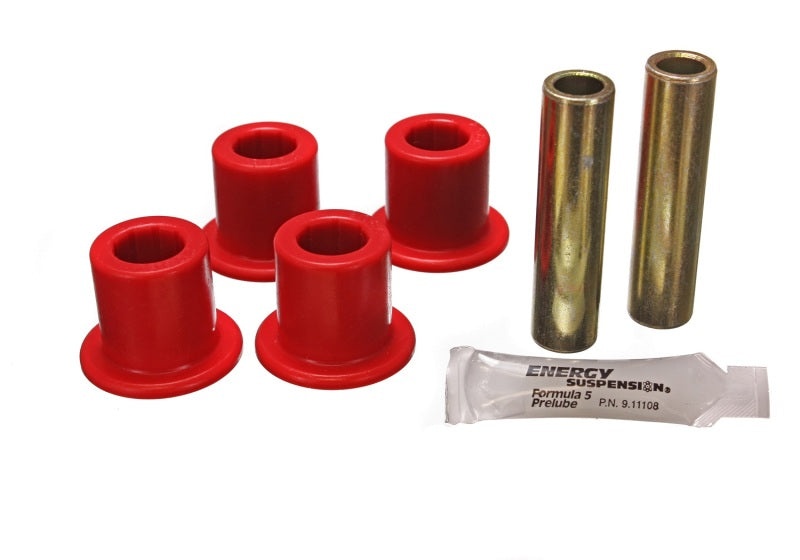 Energy Suspension Jeep Frame Shackle Bushing Set - Red - eliteracefab.com