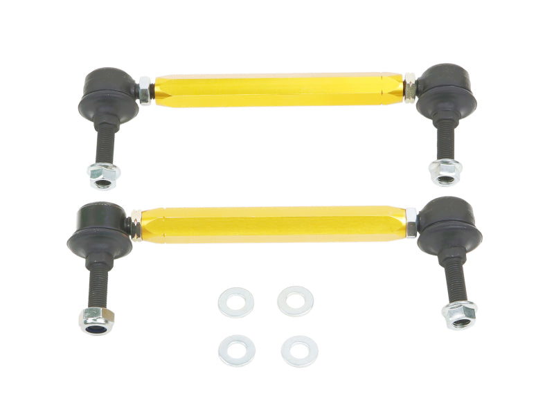 Whiteline Universal Swaybar Link Kit-Heavy Duty Adj Steel Ball w/ 10mm Ball/Ball - eliteracefab.com