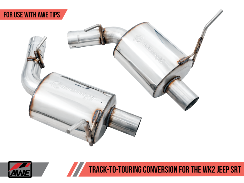 AWE Tuning 2020 Chevrolet Corvette (C8) Track Edition Exhaust - Quad Diamond Black Tips - eliteracefab.com