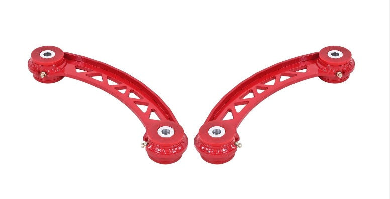 BMR UPPER TRAILING ARMS NON-ADJ POLY BUSHING RED (2008+ CHALLENGER) - eliteracefab.com
