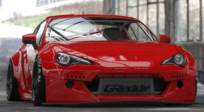 GReddy Rocket Bunny Version 2 Front Bumper - Scion FRS / Toyota GT-86 / Subaru BRZ 2013-2015 - eliteracefab.com