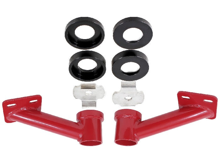 BMR CRADLE BUSHING LOCKOUT KIT RED (2015+ MUSTANG) - eliteracefab.com