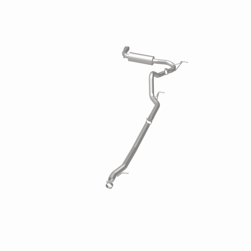 MagnaFlow 12-14 Jeep Wrangler 4dr Single Straight Rear P/S Exit Stainless C/B Performance Exhaust Magnaflow