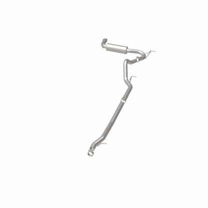 MagnaFlow 12-14 Jeep Wrangler 4dr Single Straight Rear P/S Exit Stainless C/B Performance Exhaust Magnaflow