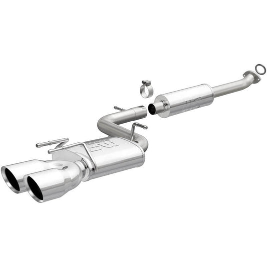 MagnaFlow CatBack 18-19 Toyota Camry SE 2.5L Street Series Single Exit Polished Stainless Exhaust - eliteracefab.com