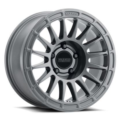 Method MR314 17x8.5 0mm Offset 5x5 71.5mm CB Gloss Titanium Wheel