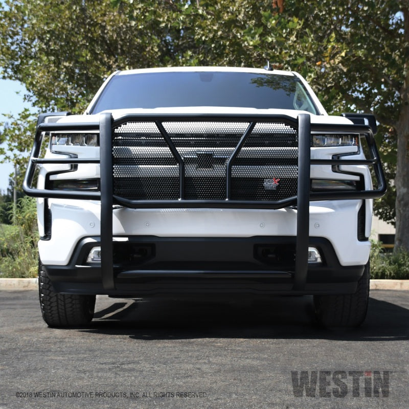 Westin 2019 Chevrolet Silverado 1500 HDX Grille Guard - Black - eliteracefab.com