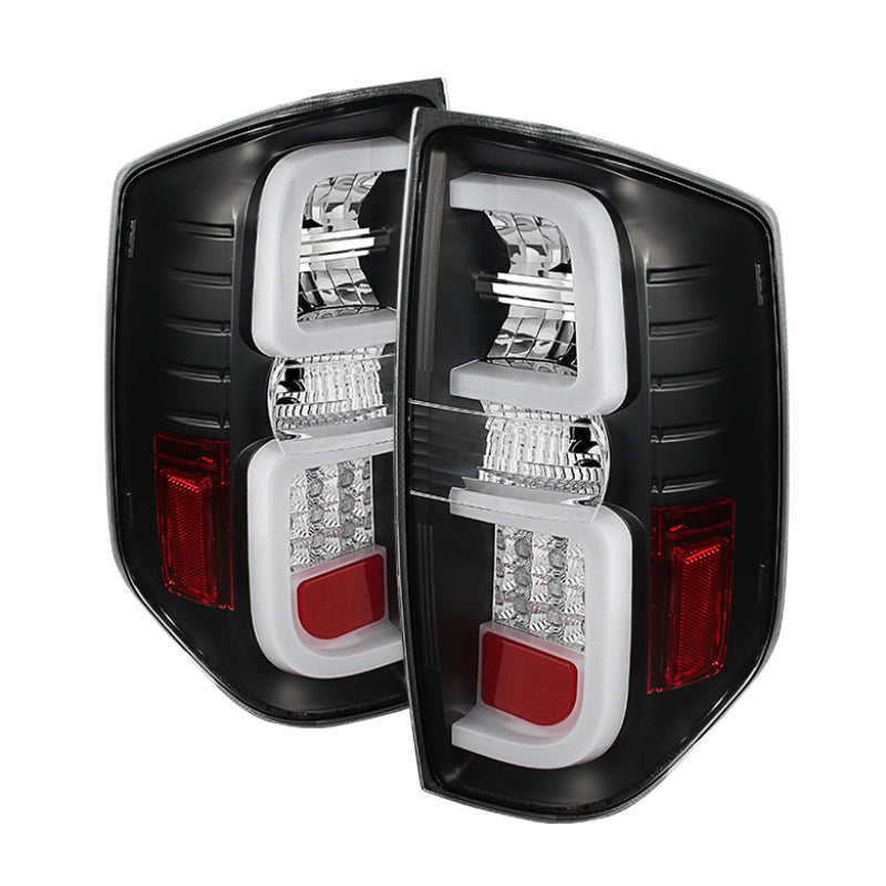 Spyder Toyota Tundra 2014-2016 Light Bar LED Tail Lights Black ALT-YD-TTU14-LED-BK - eliteracefab.com