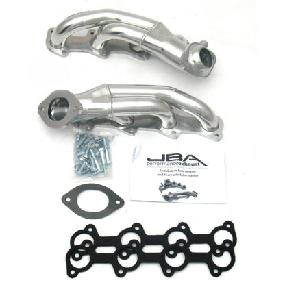 JBA 99-04 Ford Mustang 4.6L 2V 1-5/8in Primary Silver Ctd Cat4Ward Header JBA