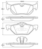 StopTech Premium Ceramic Brake Pads - 308.12670