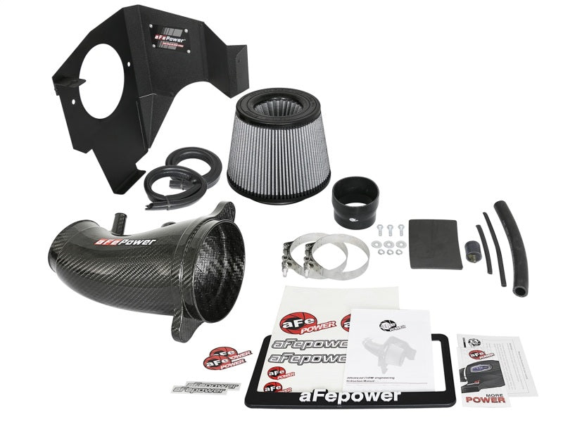 aFe POWER Magnum FORCE Carbon Fiber Stage 2 Pro Dry S CAIS - 11-18 Dodge Challenger/Charger V8-6.4L - eliteracefab.com