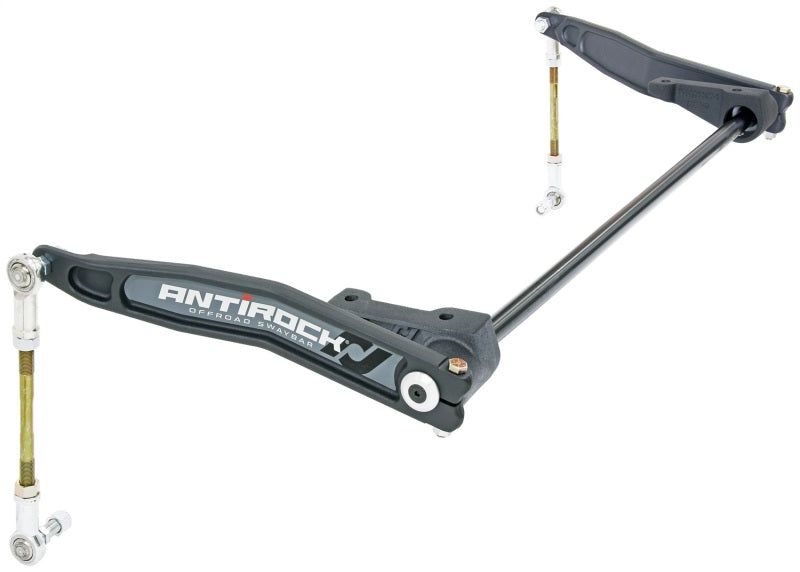 RockJock JK Antirock Sway Bar Kit Front Bolt-On Steel Frame Brackets Forged Arms RockJock