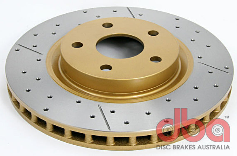 DBA 2009 Pontiac G8 GT 6.0L (V8) Uni-Directional Cross-Drilled/Slotted Front Rotor DBA