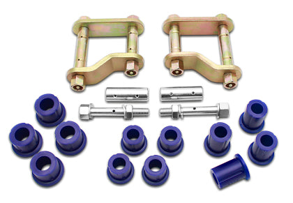 SuperPro 2005 Nissan Frontier LE Rear Greasable Shackle and Bushing Kit - eliteracefab.com