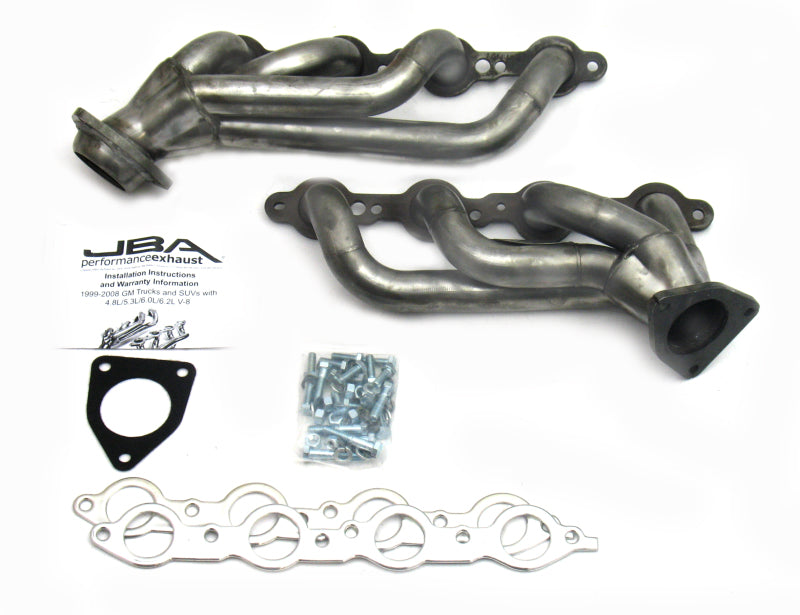 JBA 1850S-2 | 02-13 GM TRUCK 4.8L/5.3L LS RAW 409 CAT4WARD HEADER; 2002-2013 - eliteracefab.com