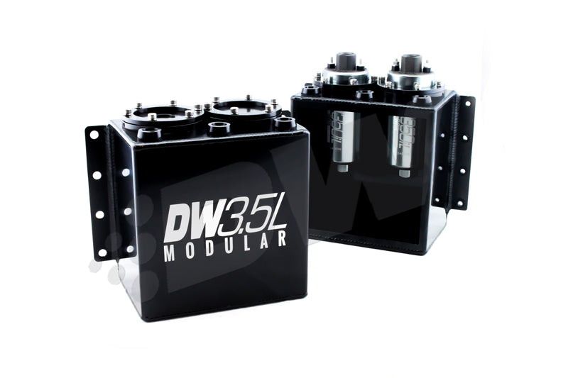 DeatschWerks 3.5L Modular Surge Tank (Fits 1-2 DW350iL Fuel Pumps - Pumps Not Included) - eliteracefab.com