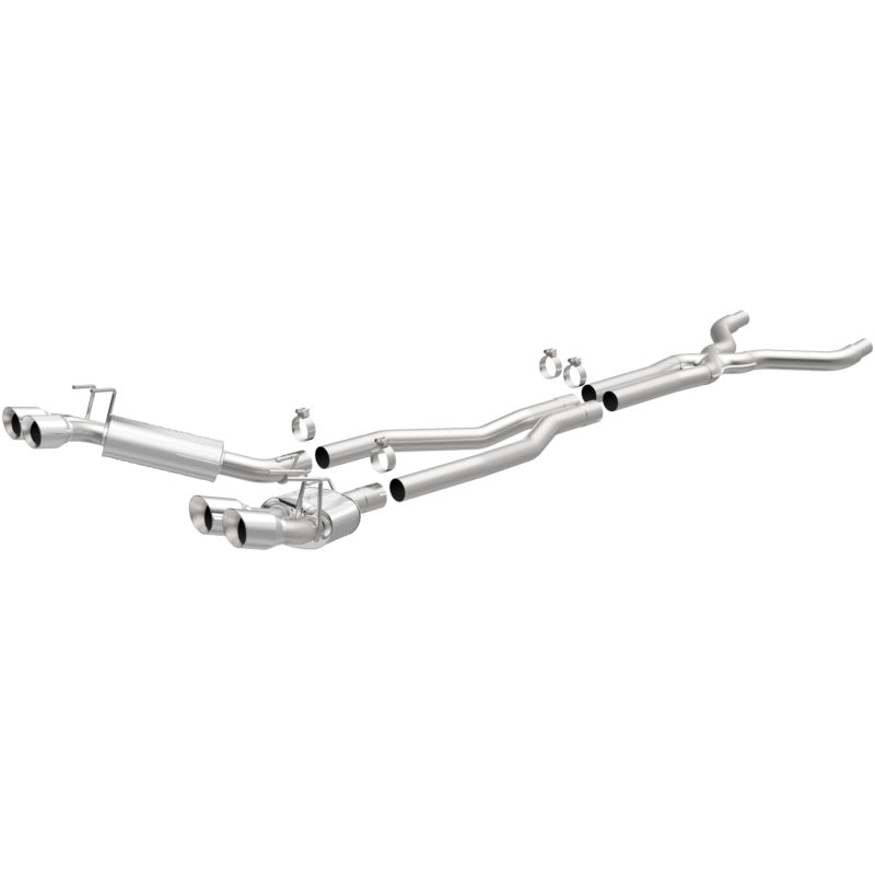 MagnaFlow 13 Chevy Camaro V8 6.2L S/C Quad Split Rear Exit Cat Back Perf Exhaust - eliteracefab.com