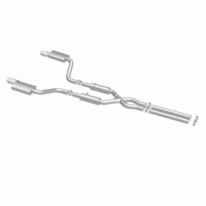 MagnaFlow 11-12 Dodge Charger SRT-8 Hemi Dual Split Rear Exit Stainless Cat-Back Performance Exhaust Magnaflow