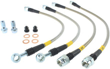 Load image into Gallery viewer, STOPTECH 07-08 CADILLAC ESCALADE STAINLESS STEEL REAR BRAKE LINES, 950.66502 - eliteracefab.com