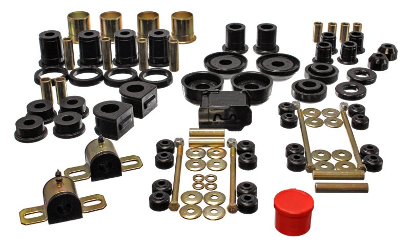 Energy Suspension 93-02 Chevrolet Camaro Black Hyper-flex Master Bushing Set - eliteracefab.com