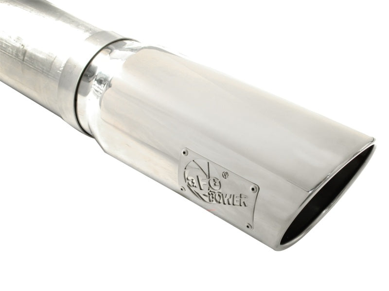 aFe Atlas Exhaust DPF-Back Aluminized Steel Exhaust Dodge Diesel Trucks 07.5-12 L6-6.7L Polished Tip aFe