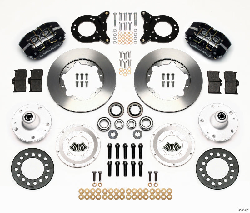 Wilwood Dynapro Dust-Boot Front Kit 11.00in 1965-1969 Mustang Disc & Drum Spindle Wilwood