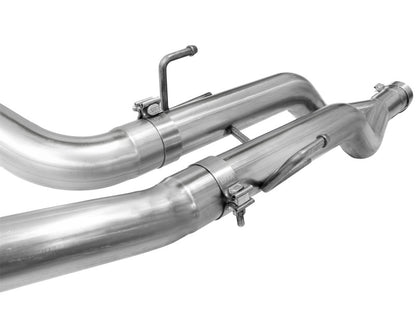 aFe MACHForce XP DPF-Back Exhaust 3in SS w/ 5in Polished Tips 2014 Dodge Ram 1500 V6 3.0L EcoDiesel aFe