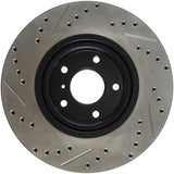 STOPTECH 06-07 350Z / 05-07 G35 EXP SPORT/ 06-07 G35X SPORTSTOP SLOTTED & DRILLED FRONT LEFT ROTOR, 127.42080L