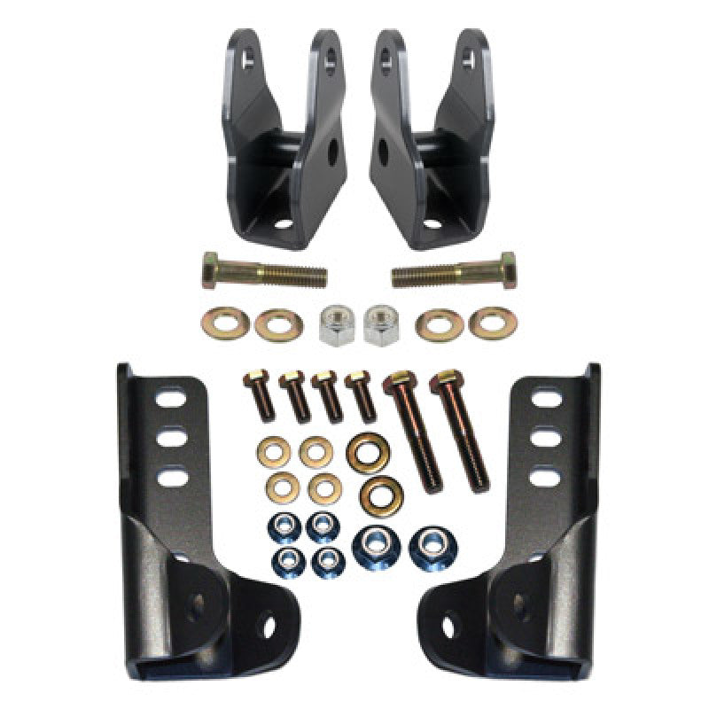 Synergy 07-18 JeepWrangler JK/JKU Front Lower Shock Extension Brackets - eliteracefab.com