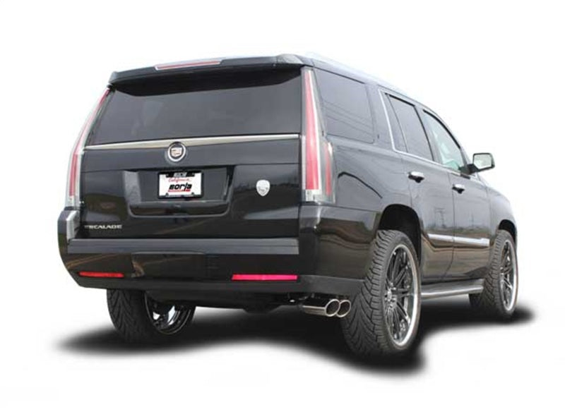 Borla Touring Cat Back 15-16 GMC Denali 6.2L V8 2.75in, 2.25in Dual Same Side Exit 4in Tips Exhaust - eliteracefab.com