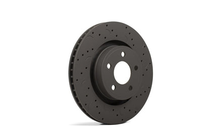 Hawk Talon 2014 Ford Fiesta Drilled and Slotted Rear Brake Rotor Set Hawk Performance