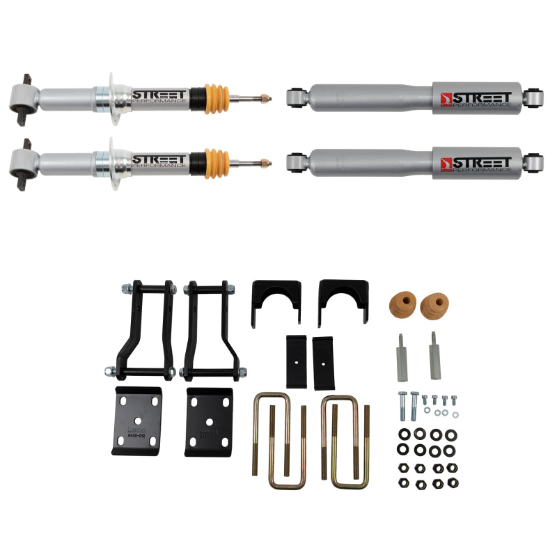 Belltech LOWERING Kit 2019+ Ford Ranger 4WD 2in Front/4in Rear - eliteracefab.com