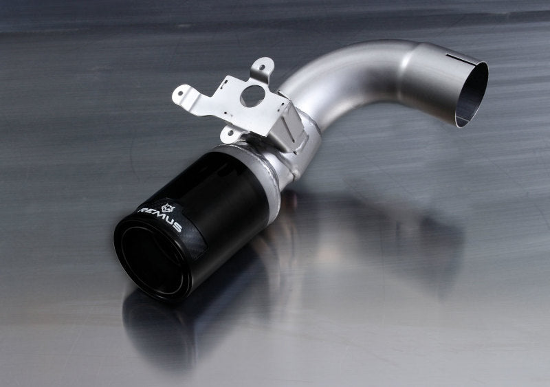 Remus 2014 BMW M235I F22 Coupe 84mm Black Chrome Straight w/Carbon Insert Tail Pipe Set - eliteracefab.com