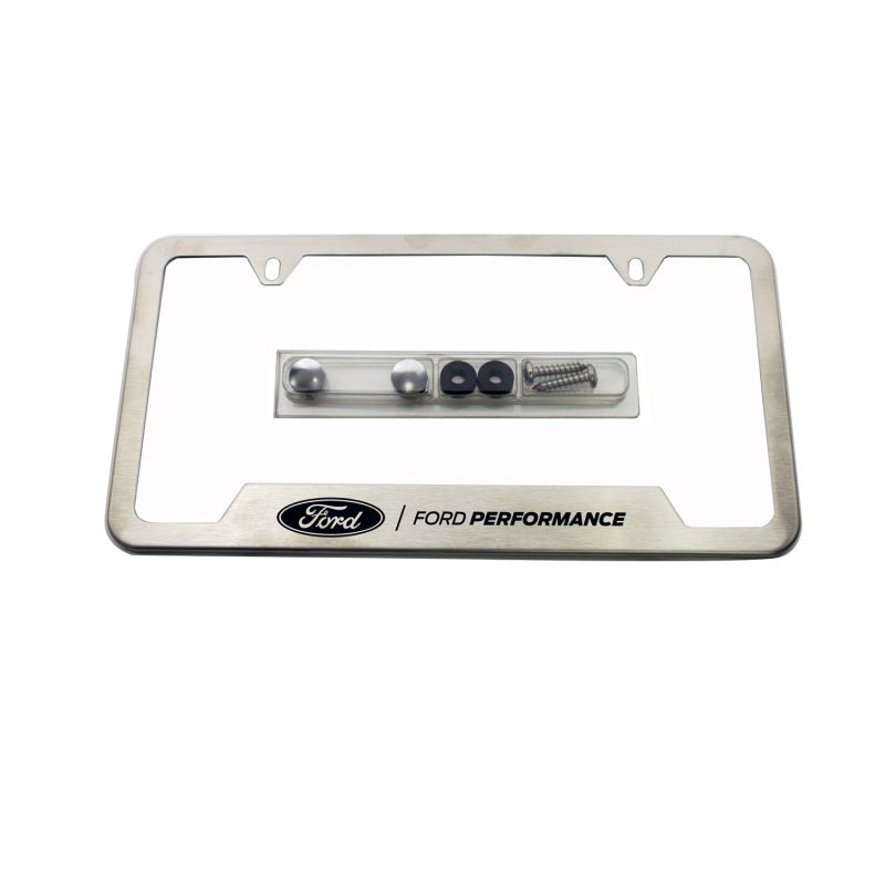 Ford Racing Stainless Steel Ford Performance License Plate Frame Ford Racing