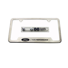 Load image into Gallery viewer, Ford Racing Stainless Steel Ford Performance License Plate Frame Ford Racing