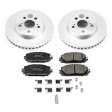 Power Stop 16-18 Toyota Prius Front Z17 Evolution Geomet Coated Brake Kit