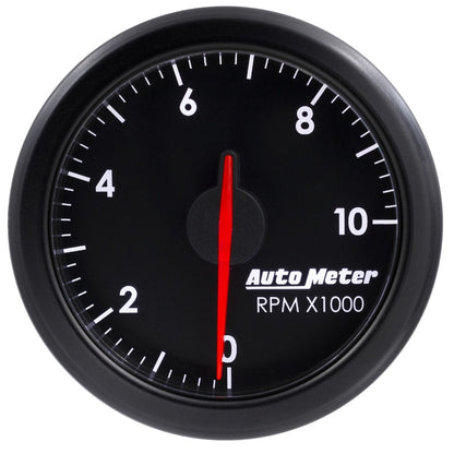 Autometer Airdrive 2-1/6in Tachometer Gauge 0-10K RMP - Black 9197-T