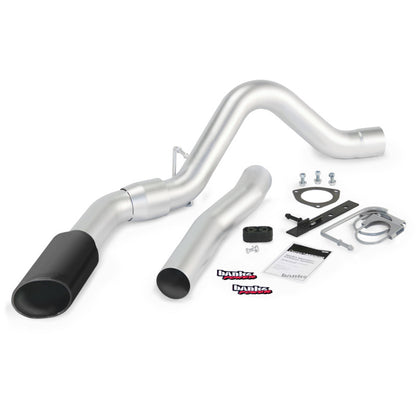 Banks Power 15 Chevy 6.6L LML ECLB/CCSB/CCLB Monster Exhaust System - SS Single Exhaust w/ Black Tip Banks Power
