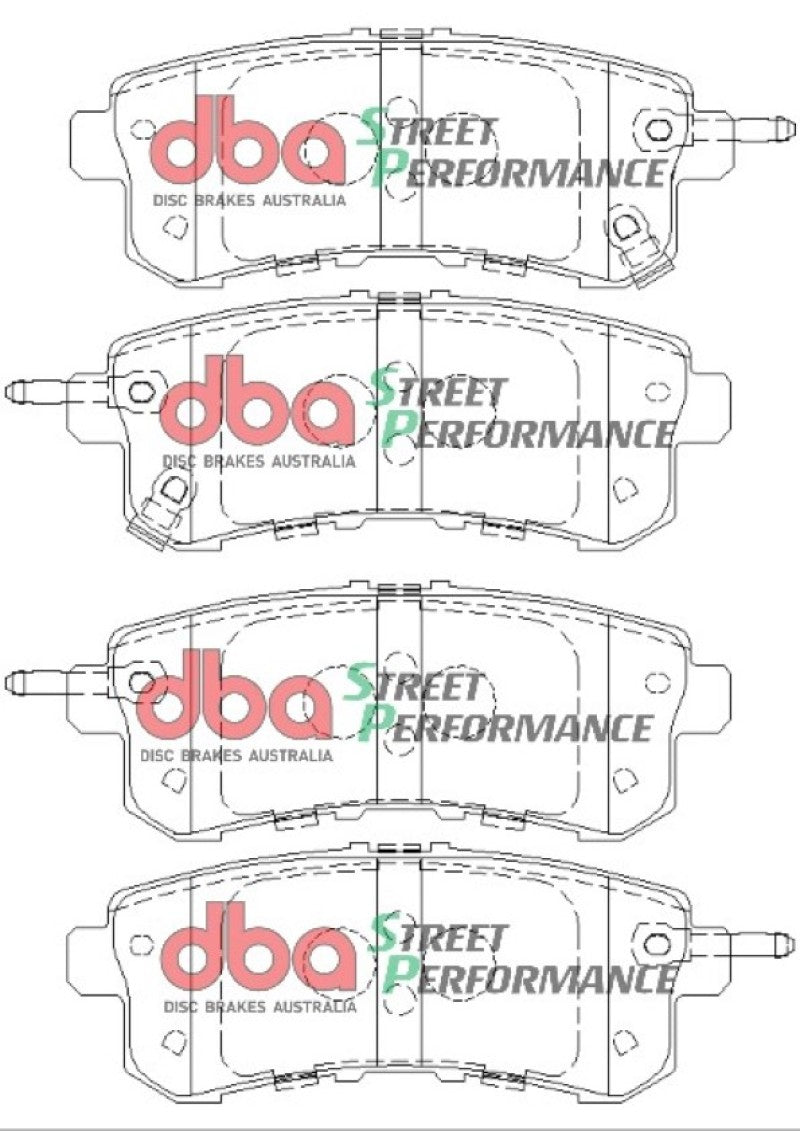 DBA Street Performance Rear Brake Pads - DB2244SP DBA