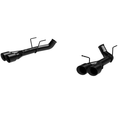 MagnaFlow 13 Ford Mustang Shelby GT500 V8 5.8L Quad Split Rear Exit Stainless Cat Back Perf Exhaust - eliteracefab.com