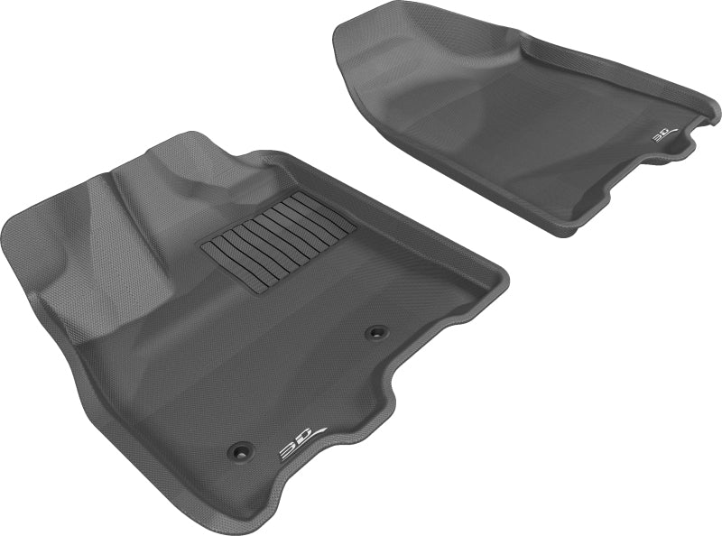 3D MAXpider L1TY13111509 2013-2020 Toyota Sienna Kagu 1st Row Floormat - Black 3D MAXpider